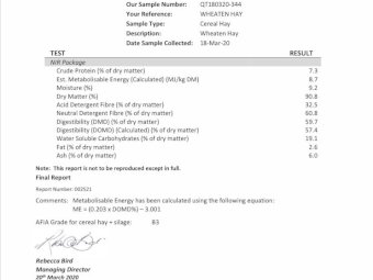 250t Barley Hay & 250t Wheaten Hay 2019 season