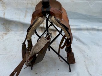 Eddy Powell Roping Saddle
