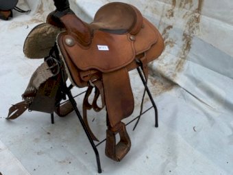 Eddy Powell Roping Saddle