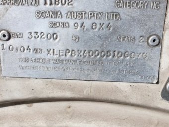 2004 Scania P94 8x4 Body Truck