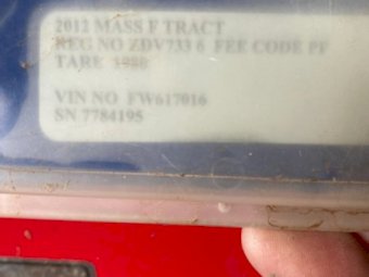 2012 Massey Ferguson 2615 40hp Tractor