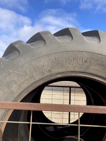 2 x 20.8 x 38 Goodyear Gripster Tractor Tyres