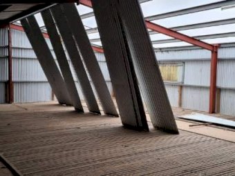 Corrugated Iron (Shed L 72m X W 13m X H  3m)