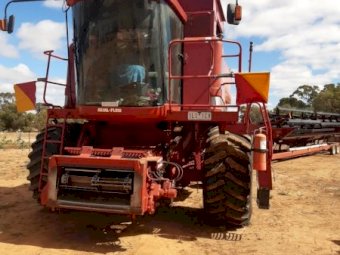 2002 Case IH 2388 Header with Front & Trailer