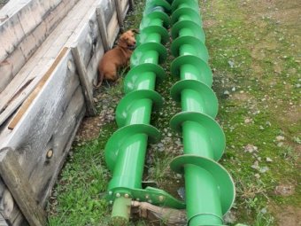 Crop Augers suit 640 D 40 ft Front