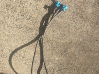 Under Auction - (A154)  5 Rolls of 200m x 50mm Poly Irrigation Pipe 