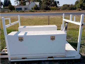 Ute Tray with Tool Boxes