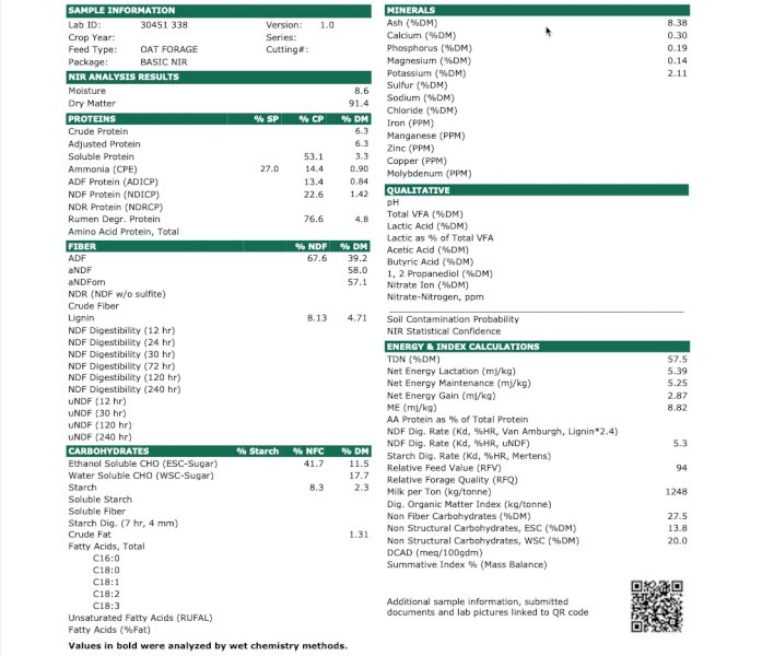 227mt Oaten Hay 680kg 8x4x3 Bales