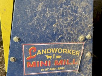 Landworker Mini Mill 2 HP single phase drive