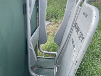 Cattle Yards with Morrissey Branding Cradle Loading Ramp and Head Bale