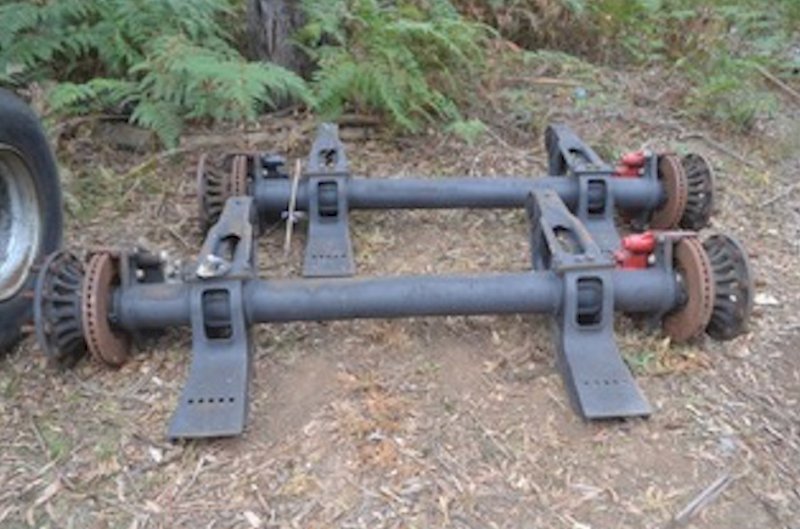 2 x SAF Trailer Axles with Disc Brakes & 6 x Bridgestone Super Singles