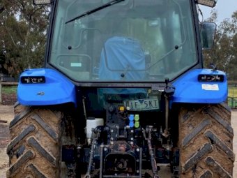 2005 New Holland TL90A Tractor with Front End Loader