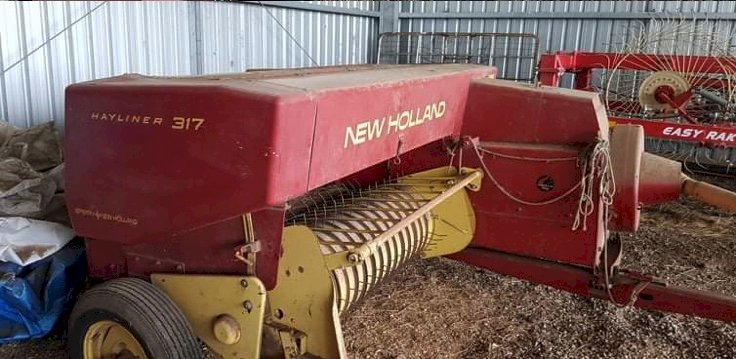 Under Auction - (A153)  New Holland 317 Small Square Baler 