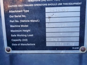 Loader bucket 6 Cubic  meter bucket