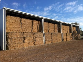 500mt Oaten Hay 500-550kg 8x4x3 Bales