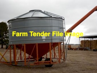 WANTED 30 Tonne Sherwell Field Bin with Outloading Auger