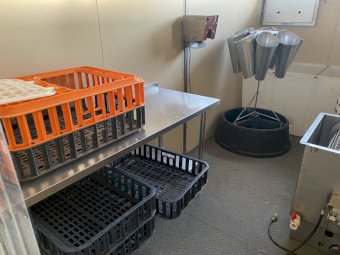 Mobile Chicken Caravan abattoirs