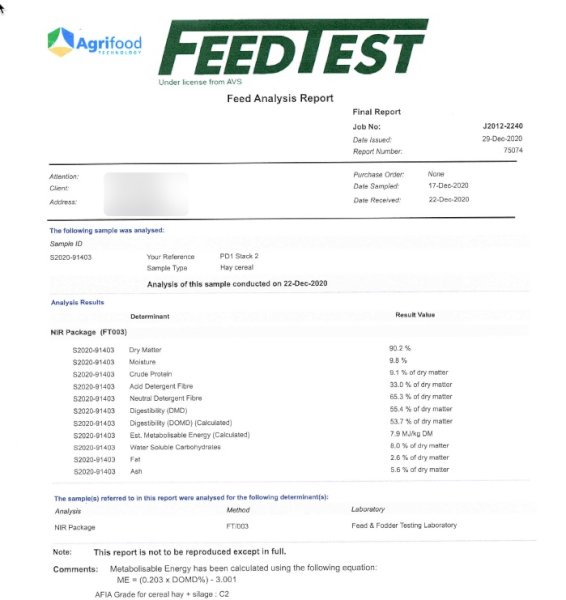 500mt Oaten Hay 500kg 8x4x3 Bales