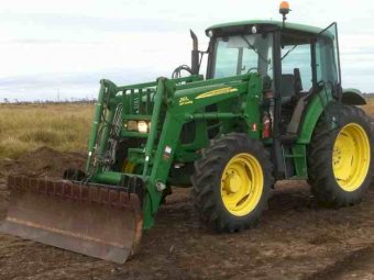 2008 John Deere 6130 Tractor with Front End Loader