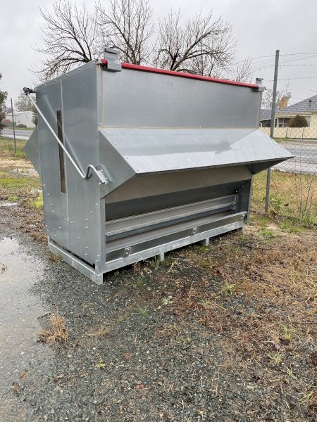 New 65 Bag Sheep Lick Feeder on Skid, raised