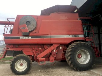 2004 Case IH 2388 Exclusive with 2052 30ft Draper Front & Trailer