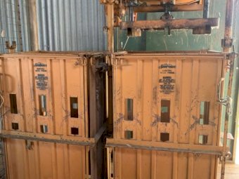 Sunbeam Twin Bin Wool Press