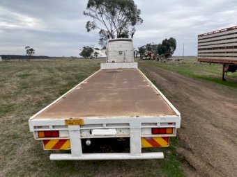 1979 Freighter 44ft Tri Axle Drop Deck Trailer