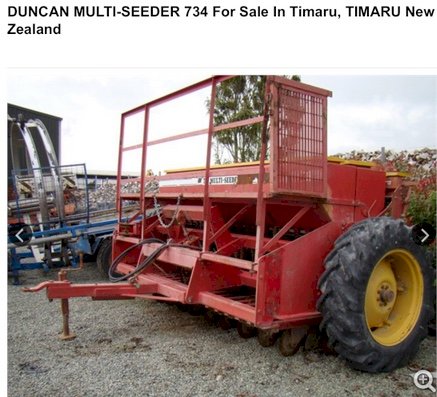 WANTED Planting Disc to suit Duncan 734 Seeder