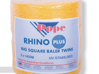 Pope Rhino Plus Yellow Big Square Baler Twine 2 x 1400m