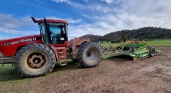 2009 Steiger STX 335 hooked with 2018 3.2m JNR L10.8E Landplane