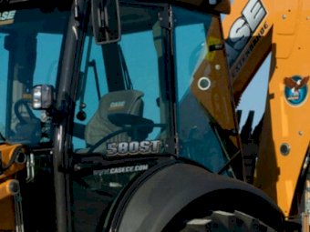 Case 580E left hand door complete