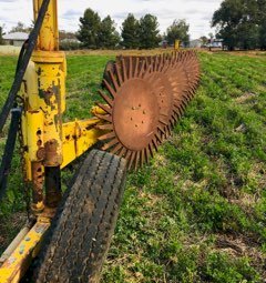 Western 7 Wheel Stick/Rock Rake