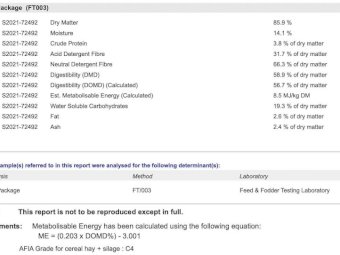 150mt Oaten Hay 5x4 Rolls - 2020 Hay