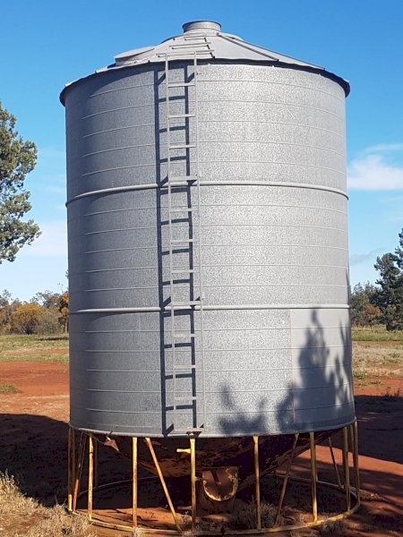 2 x 40 mt Grain Silos