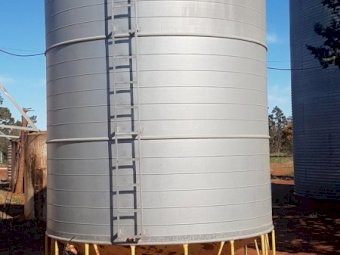 2 x 40 mt Grain Silos