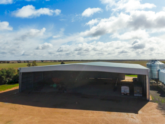 New Entegra Flexi Machinery Shed