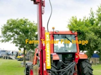 WANTED Secondhand Telescopic Post Driver with Hydraulic Offset