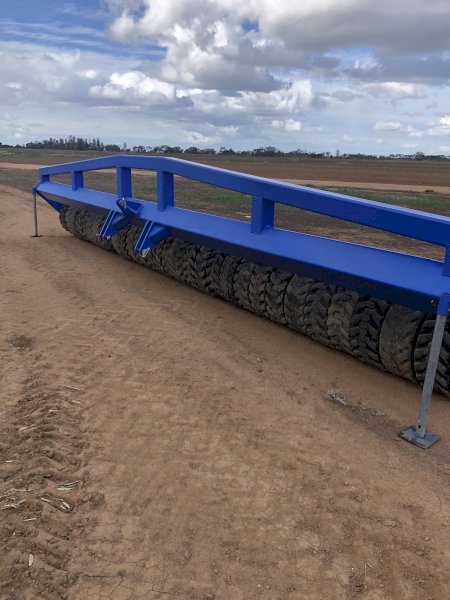 Rubber Tyre Roller 8m wide