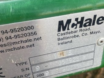 2009 McHale 991 BE Wrapper