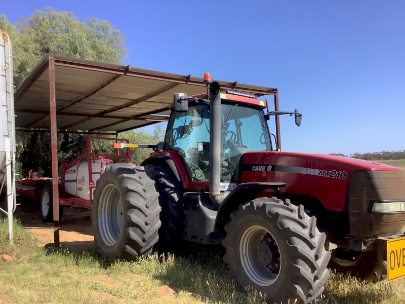 2003 Case IH MX210 Tractor with 2014 Croplands Weed-it 4000L 24m Boom Spray