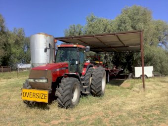 2003 Case IH MX210 Tractor with 2014 Croplands Weed-it 4000L 24m Boom Spray