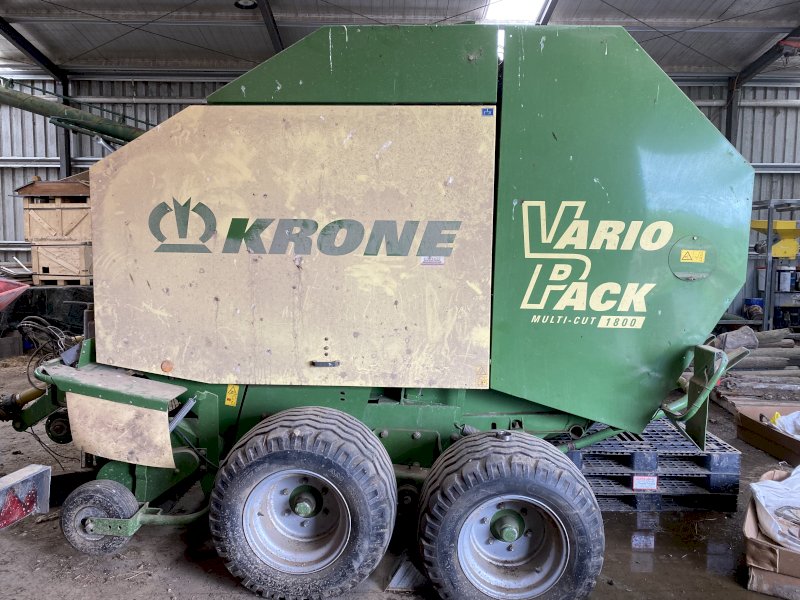 Under Auction - (A165) 2007 Krone VP1800 Round Baler 