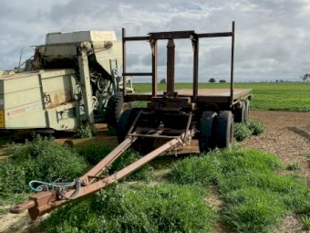 20' Hamelex Flat Top Trailer