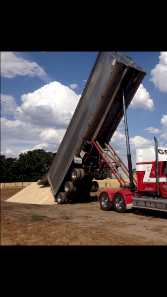 1996 Tefco 36x7ft Aluminum TOA Tipper Trailer