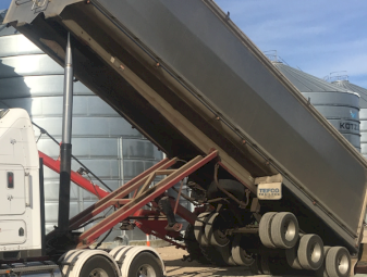 1996 Tefco 36x7ft Aluminum TOA Tipper Trailer