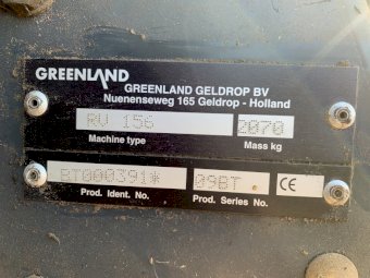 Greenland RV 156L Round Baler