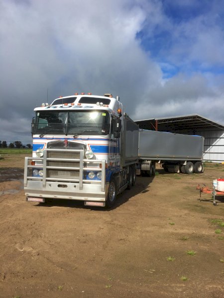 2008 Kenworth K108 Alloy Tipper Truck with Quad Alloy Tipping Trailer