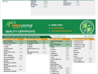Barley Hay Rolls. 90 Rolls available