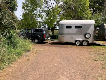 2012 Cavalier Eventer Two Horse Angle Load Float