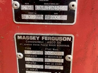 2006 Massey Ferguson 187 Square Baler